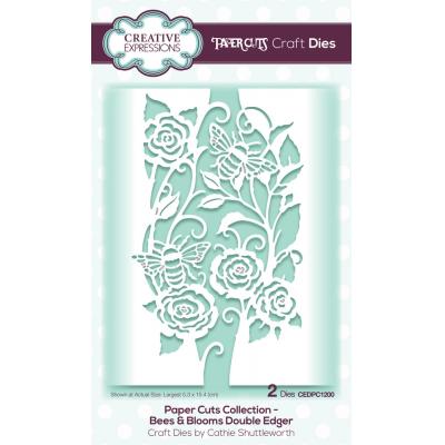 Creative Expressions Paper Cuts Dies - Bees & Blooms Double Edger